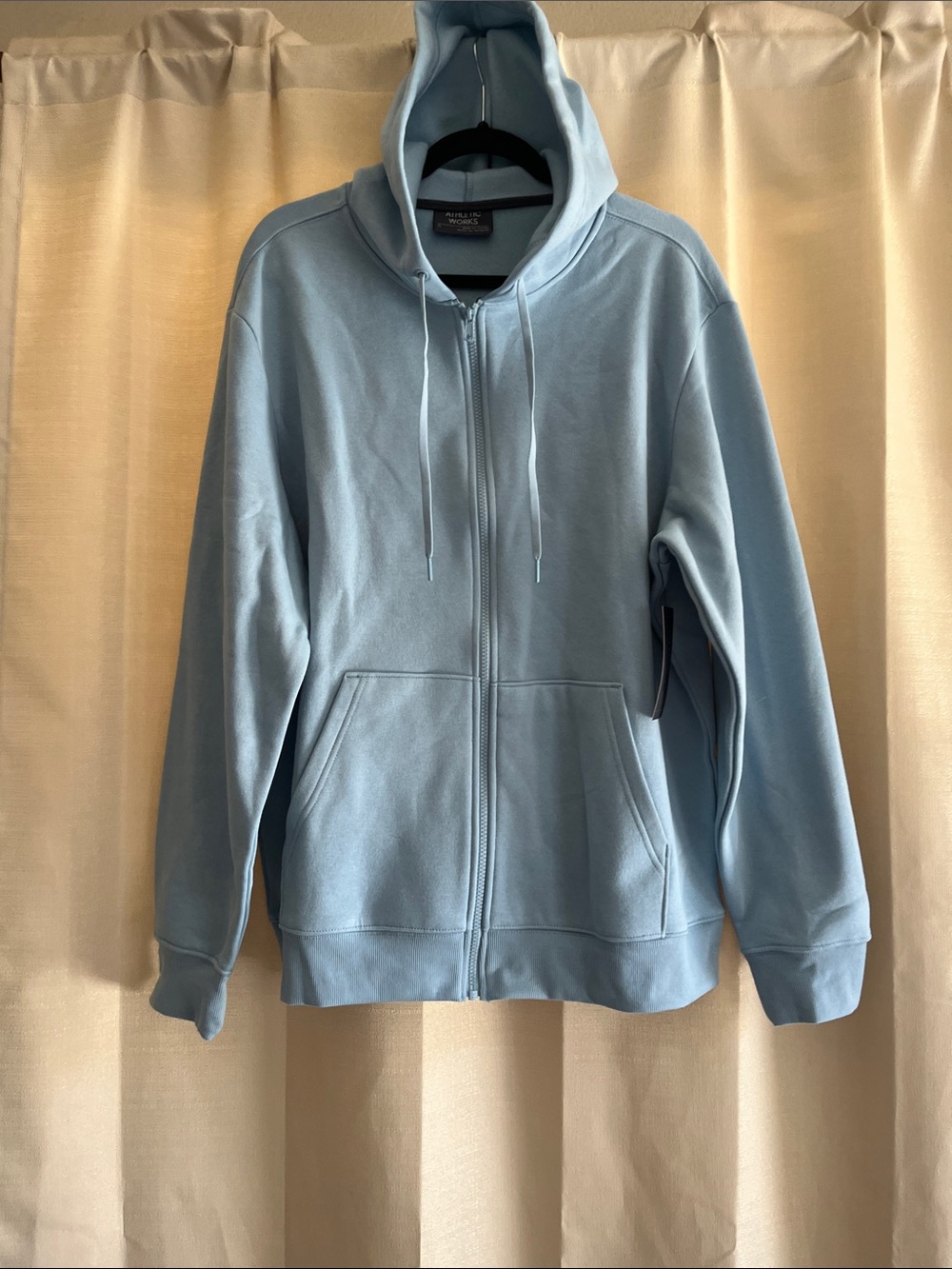 No Boundaries Light Blue Full-Zip Hoodie Jacket
